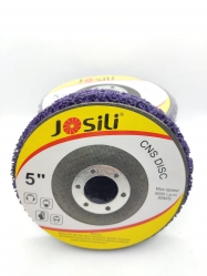 Круг-диск шлифовальный коралловый зачистной для УШМ 125х22 фиолетовый (жёсткий) Josili