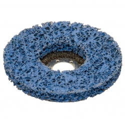 Круг-диск шлифовальный коралловый зачистной для УШМ 125х22 синий (средней жёсткости) Josili