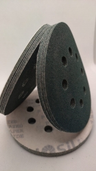 Круг Шлифовальный Josili оксид алюминия на липучке (c отверстиями) P100 125 мм