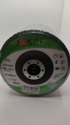 Круг лепестковый торцевой 125х22 мм (КЛТ) Р40 Josili PROFI зелёный