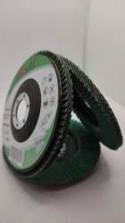 Круг лепестковый торцевой 125х22 мм (КЛТ) Р100 Josili PROFI зелёный