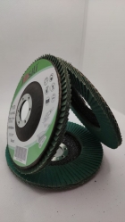 Круг лепестковый торцевой 125х22 мм (КЛТ) Р120 Josili PROFI зелёный