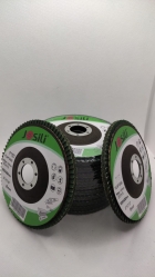 Круг лепестковый торцевой 125х22 мм (КЛТ) Р150 Josili PROFI зелёный