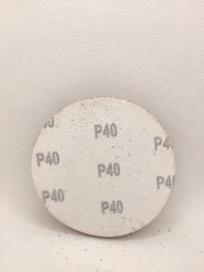 Шлифовальный круг на липучке Velcro disc (без отверстий) P40 125 мм