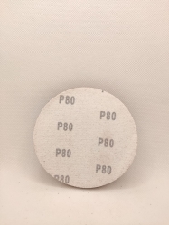 Шлифовальный круг на липучке Velcro Disc (без отверстий) P80 125 мм