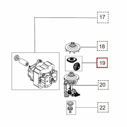 Набор (комплект) шестерней для кухонного комбайна Kenwood KW713106